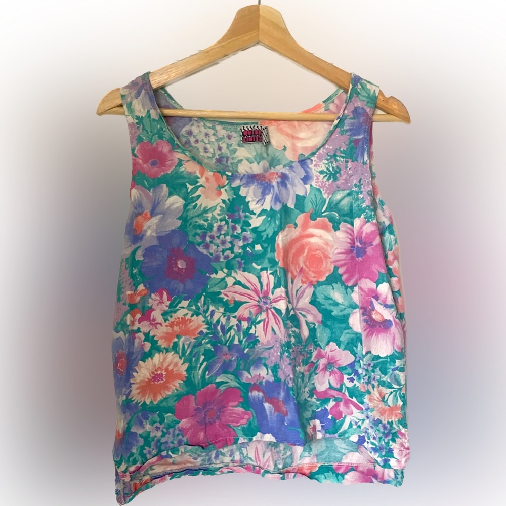 Vintage floral tank